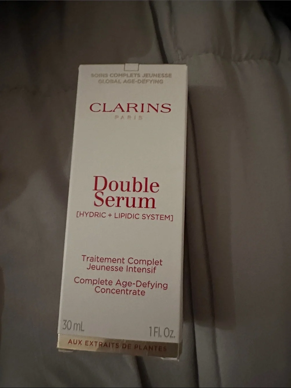Clarins double serum hydric and lipidic system—brand new